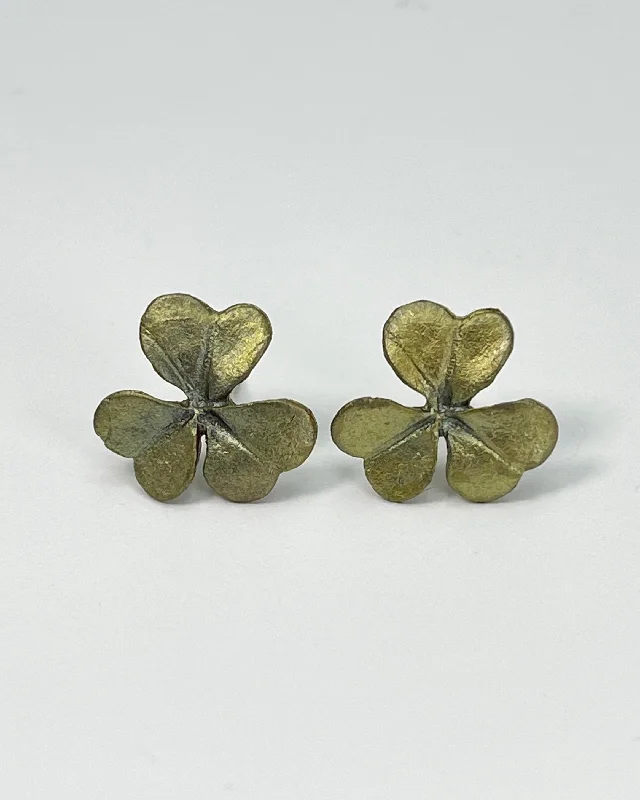 Premium Earrings-Small Clover Post Earrings