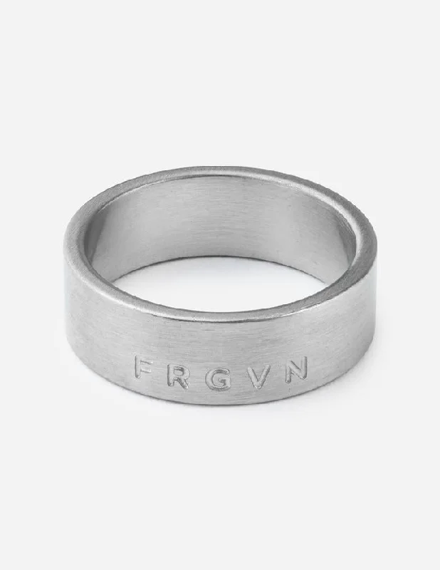 Bohemian Rings-FRGVN Matte Silver Ring