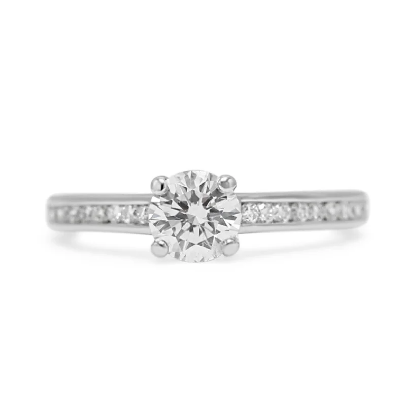 Gemstone Rings-GIA Certificated 0.60ct Platinum Solitaire Diamond Ring