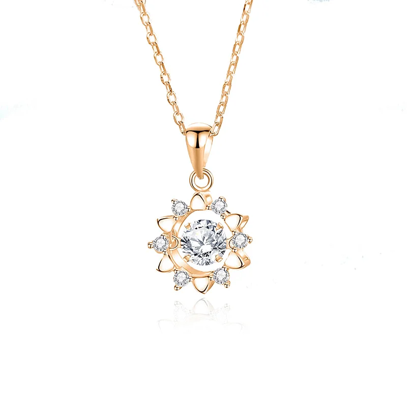 Zircon White Diamond Rose Gold