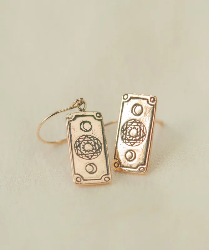 Oversized Earrings-Baby Tarot Earring