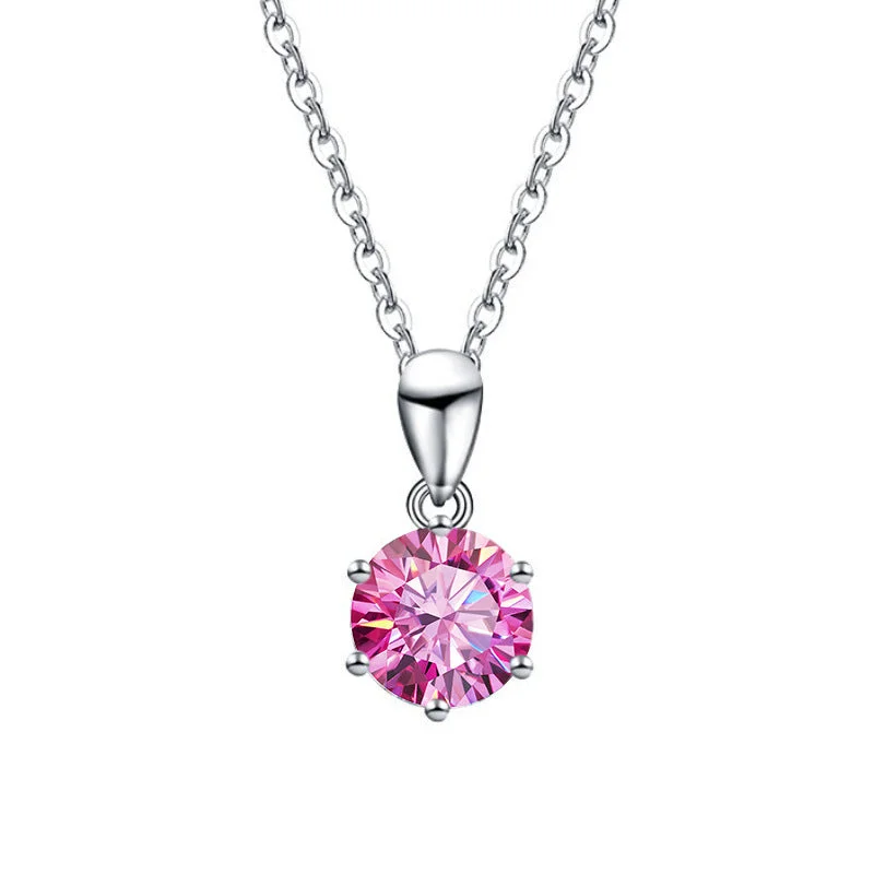 1 Karat (Pink Moissanite)