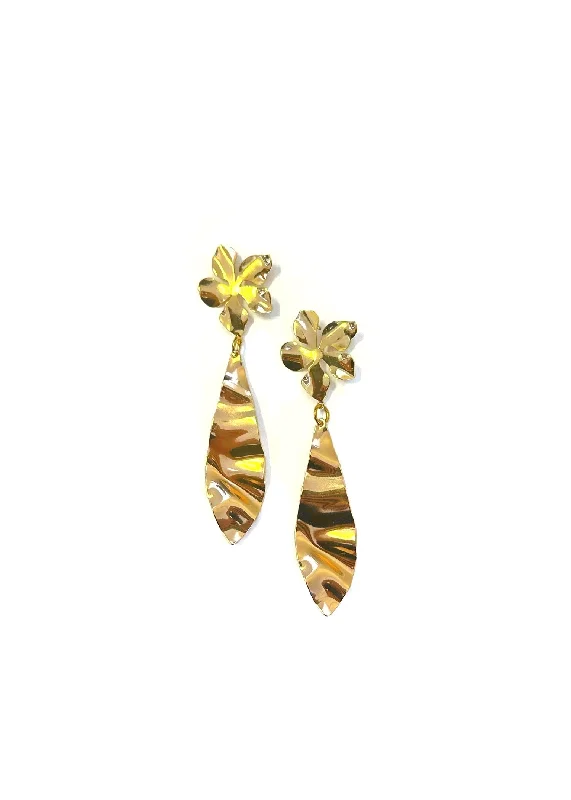 Small Gold Earrings-Sarah