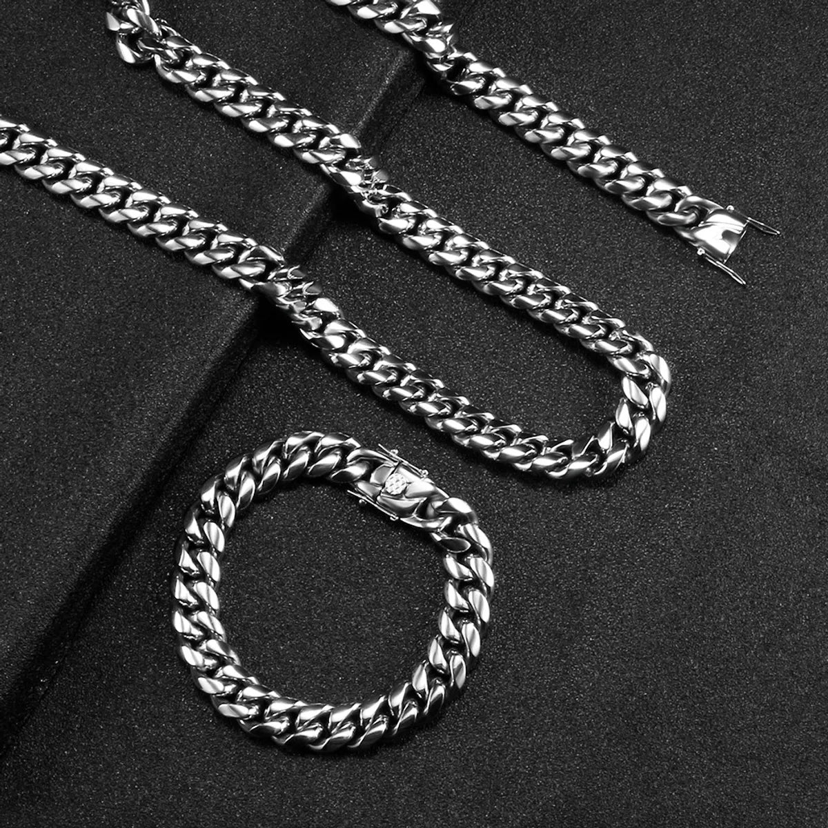 Necklace Steel 12mm/75cm