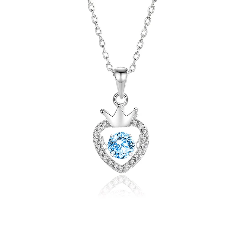 Zircon Blue Diamond White Gold Color