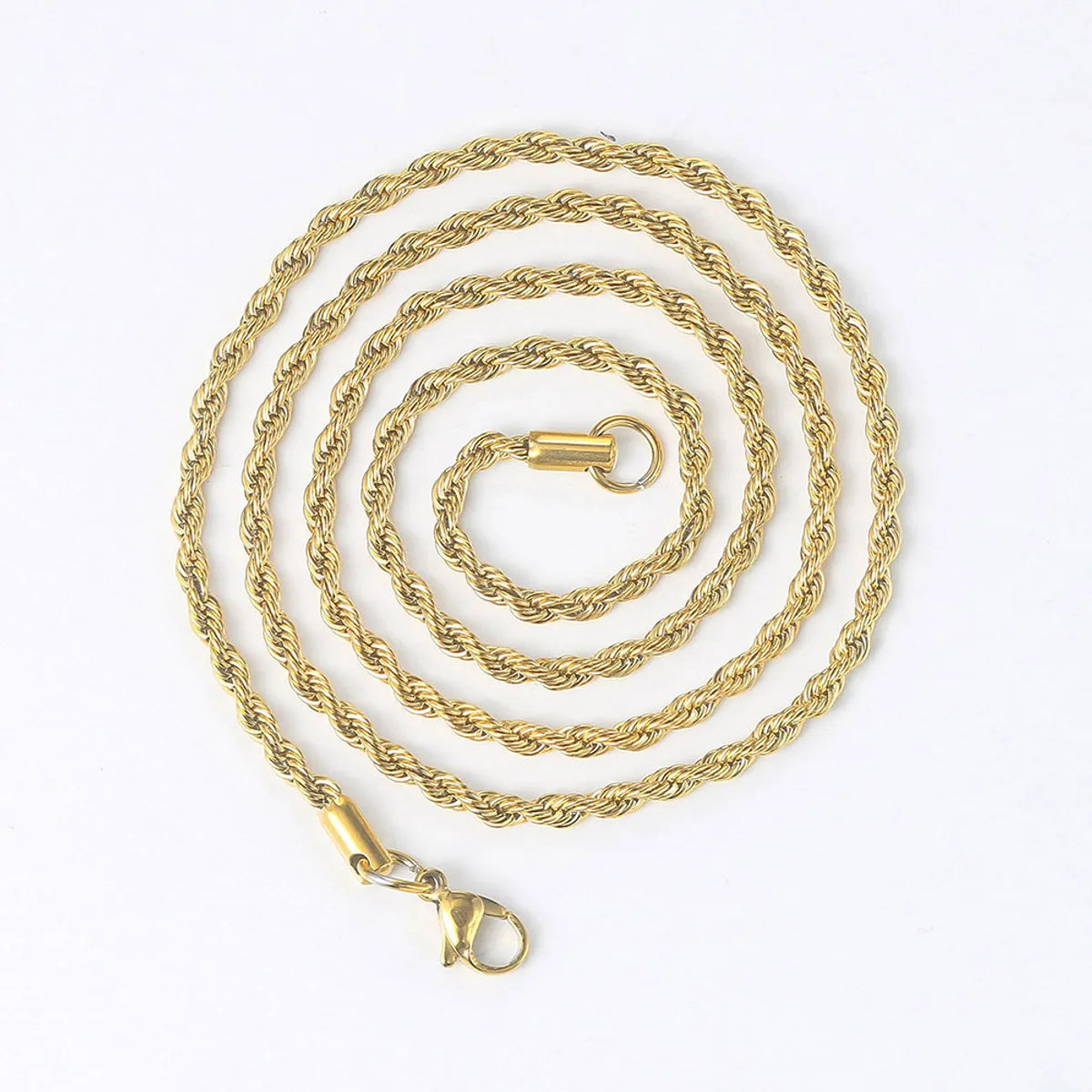 Hemp flowers chain-Golden 45cm