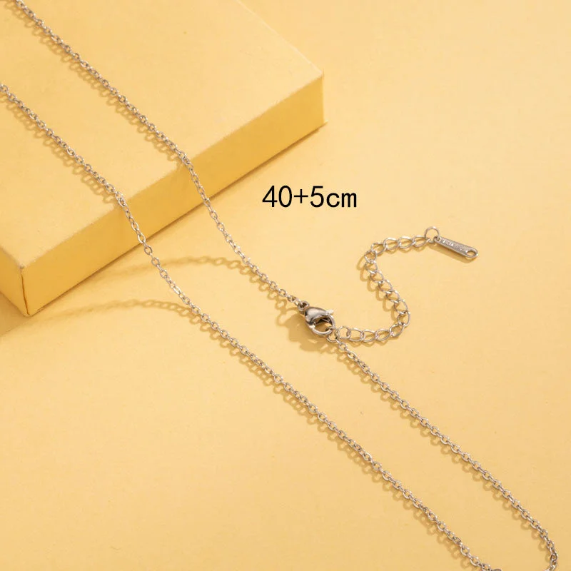 O-Shaped Chain Silver