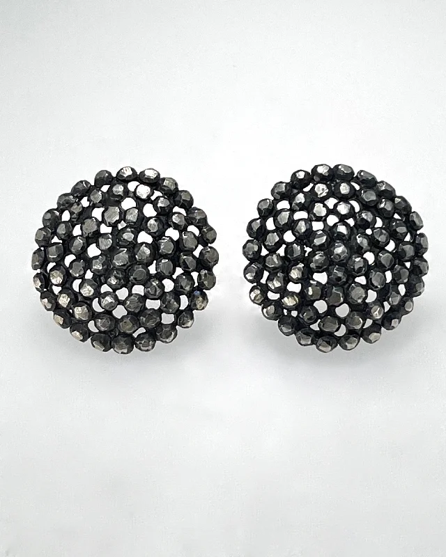 Large Earrings-Himatsingka Buckle Stud Earrings