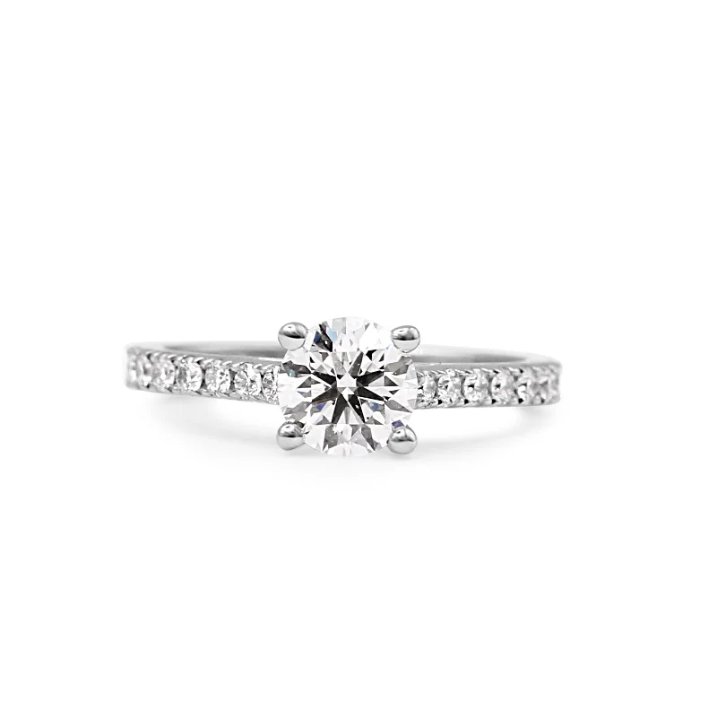 Fashion Rings-GIA Certificated 0.70ct Solitaire Brilliant Cut Diamond Ring