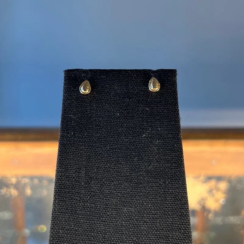 Black Earrings-14k Sesame Studs