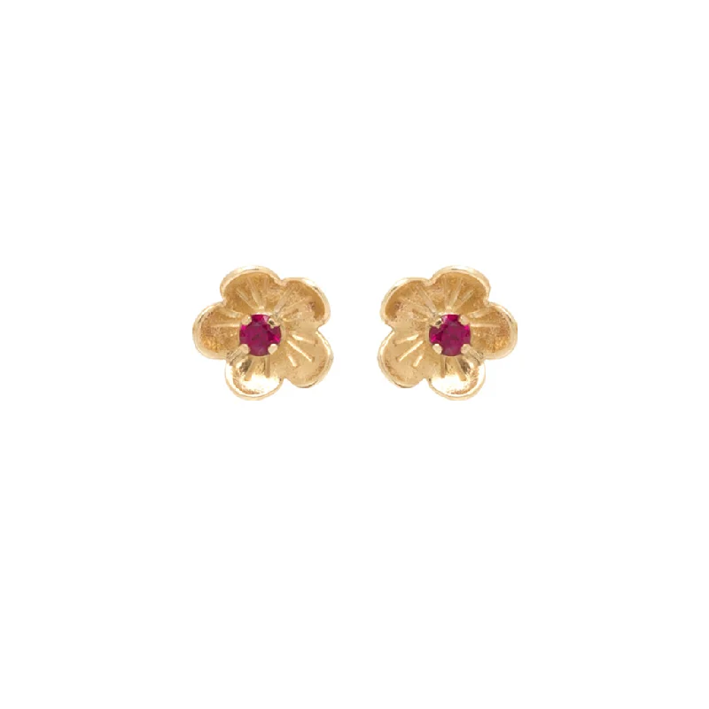 Geometric Stud Earrings-Mansie