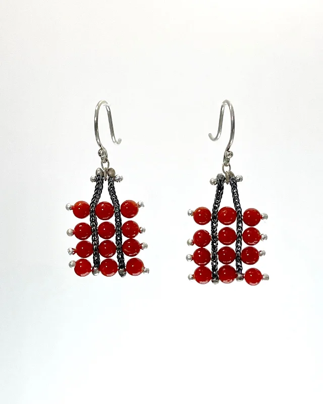 Cute Drop Earrings-Ten Thousand Things Coral Square Earrings