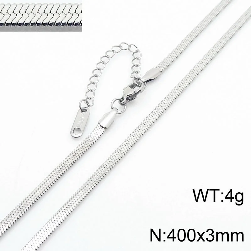 Silver Single Layer 3mm40cm