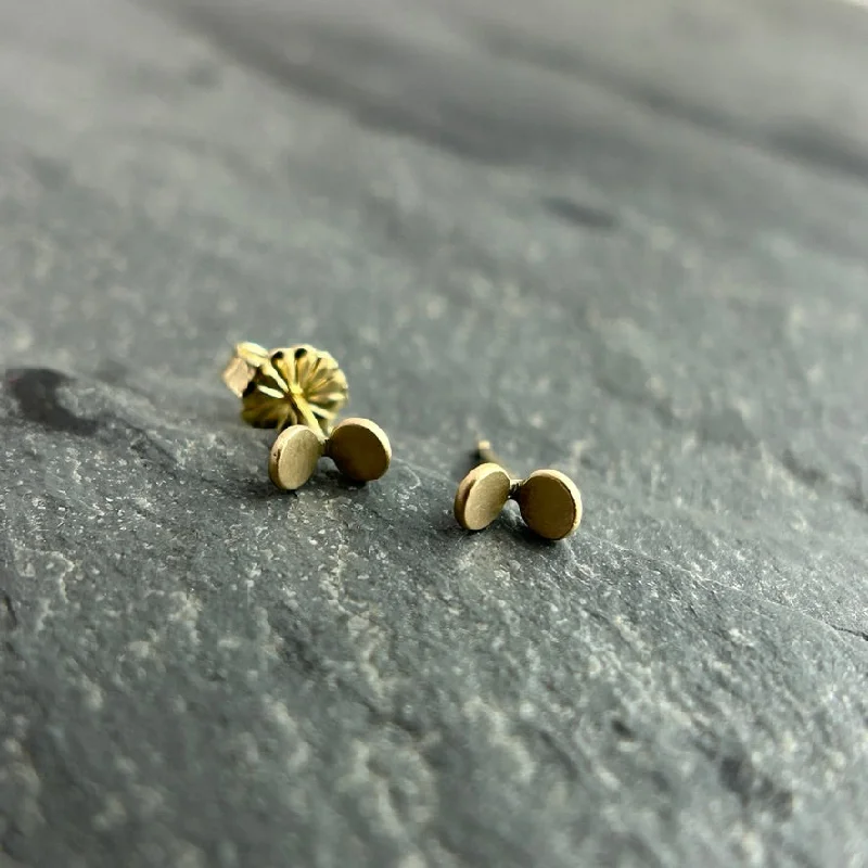 Flower Earrings-14k Wing Studs