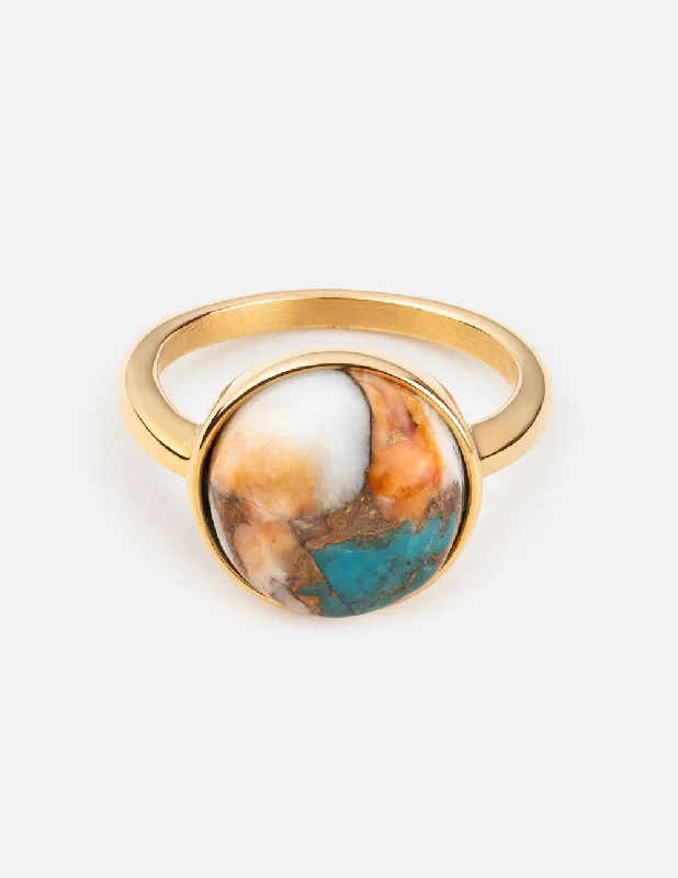 High-End Rings-Oyster Turquoise Ring