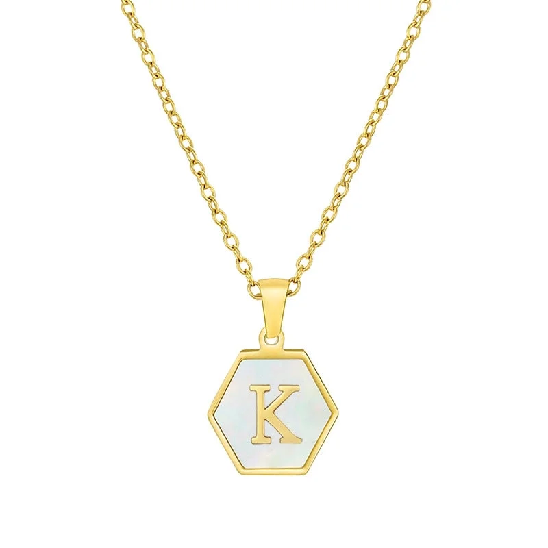 White Shell K (Including Chain)