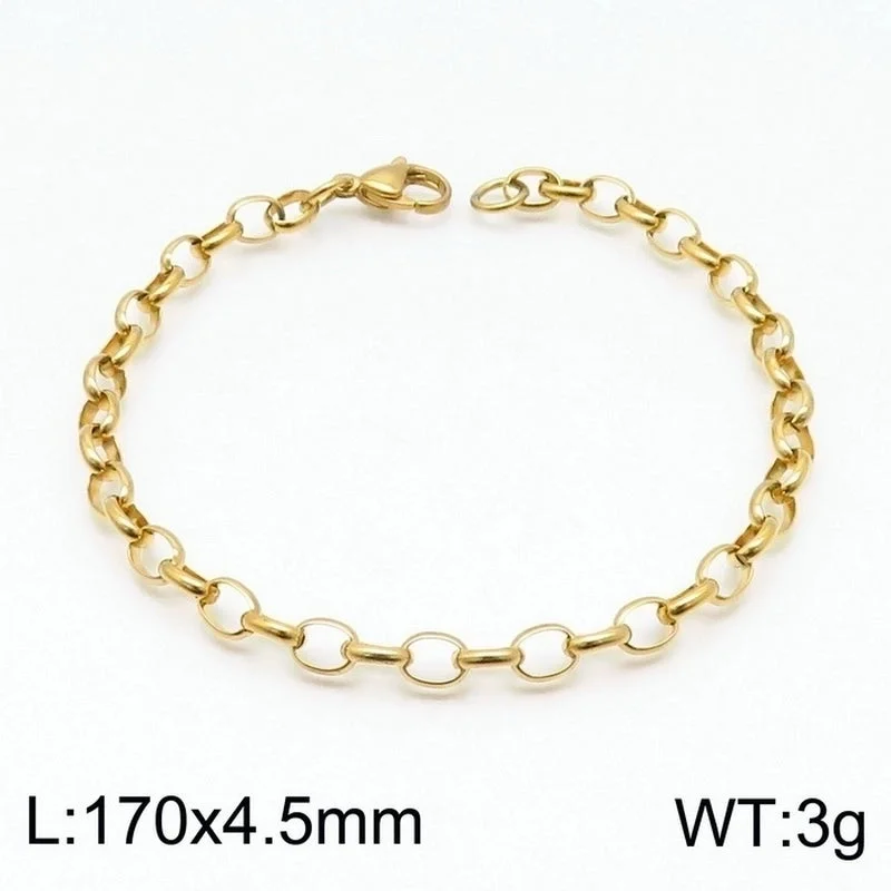 Gold 170 * 4.5mm = Bracelet KB146825-Z