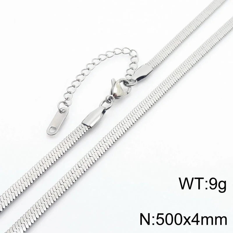 Silver Single Layer 4mm50cm