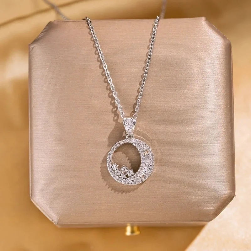 Silver Diamond Moon