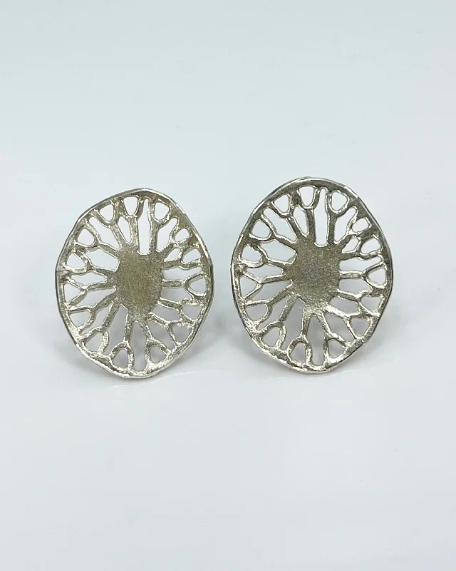 Exclusive Hoop Earrings-Himatsingka Lotuspad Earrings