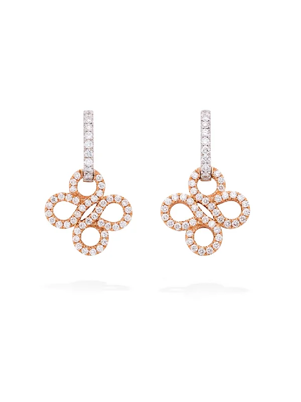 Crystal Drop Earrings-Be Boodles Open Diamond Drop Earrings