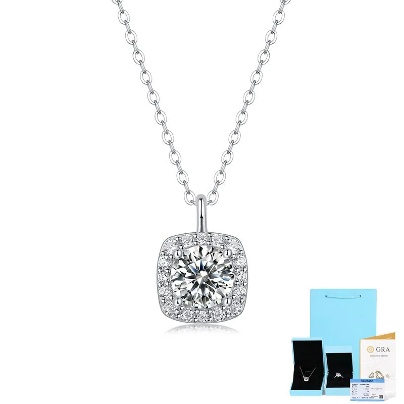 Moissanite 1 Karat (Gift Box Certificate)