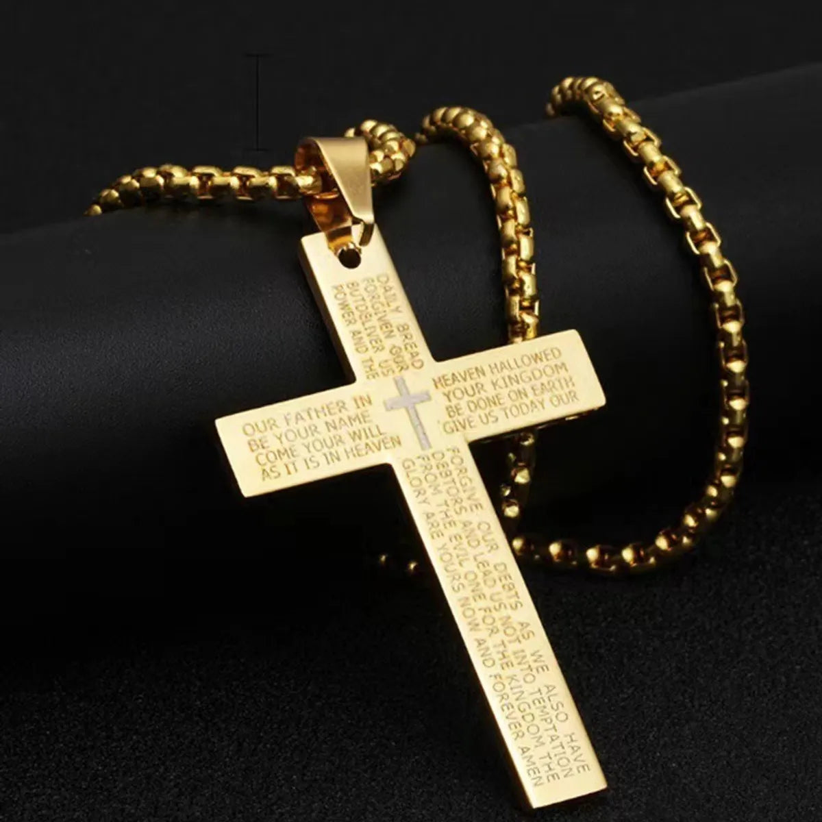 Letter Cross Gold