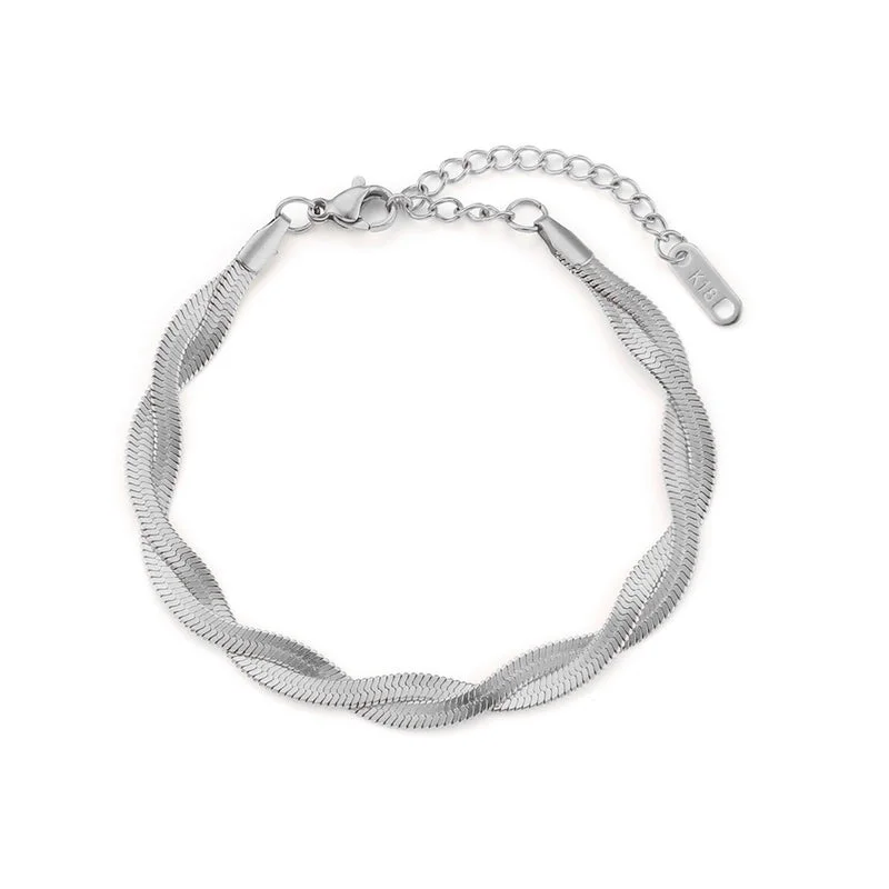 Double-Layer Bracelet-Silver