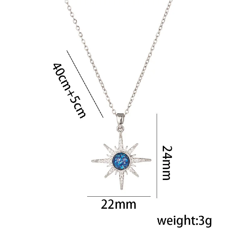 357 Starlight Planet Necklace Steel