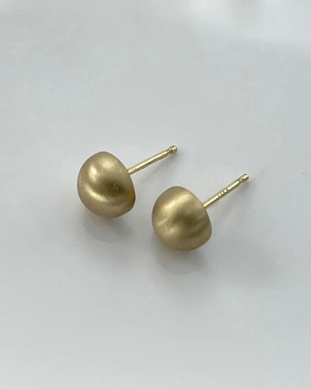 Designer Earrings-Carla Caruso Large 14K Bubble Studs