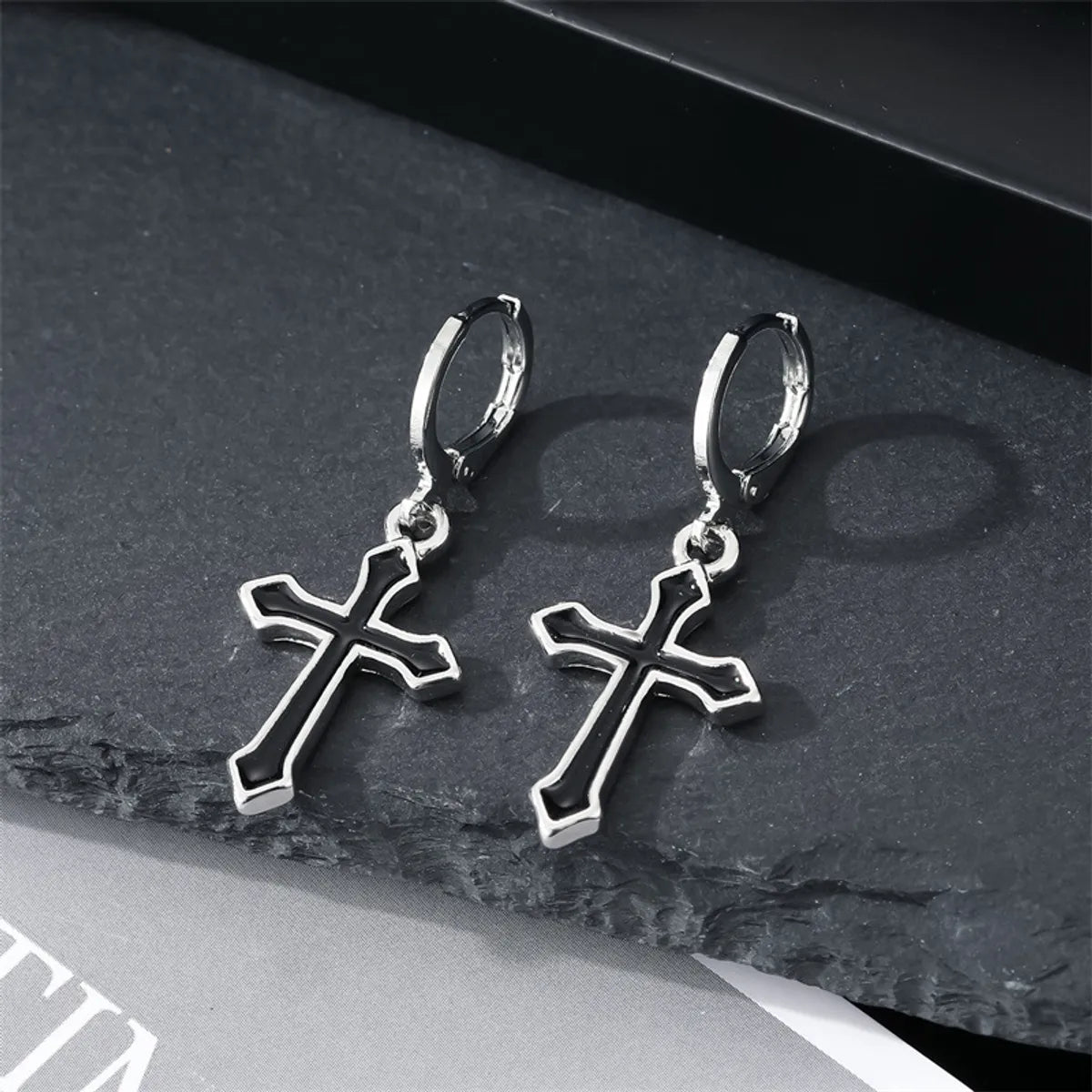 Small Cross Earrings