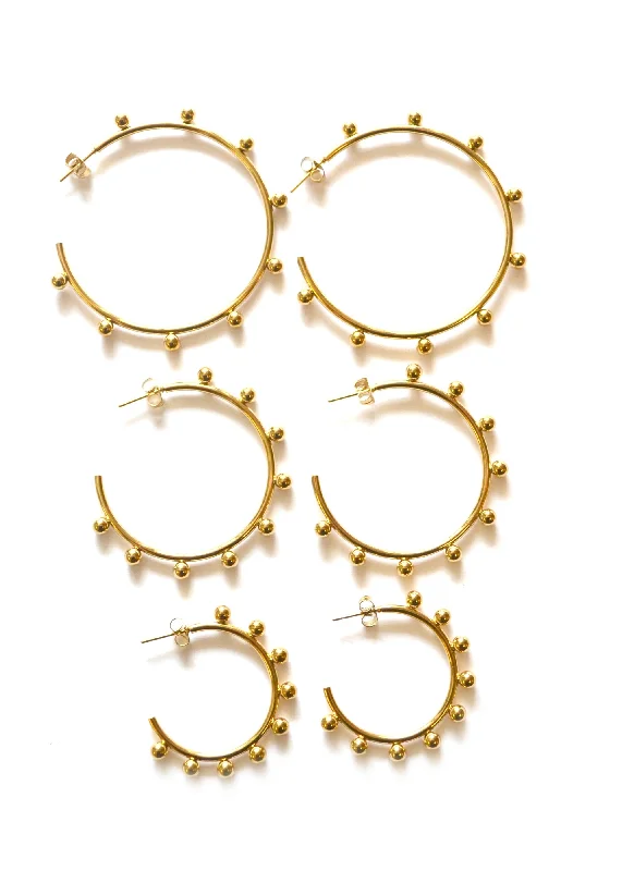 Small Hoop Earrings-Rex