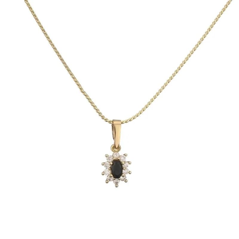 One Black Diamond Necklace