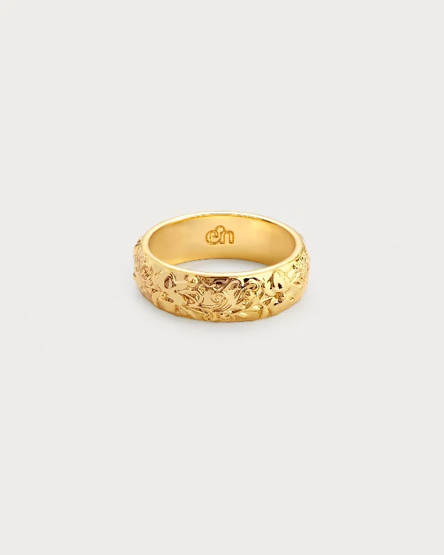 Designer Gold Rings-Serenade of Orchid Ring