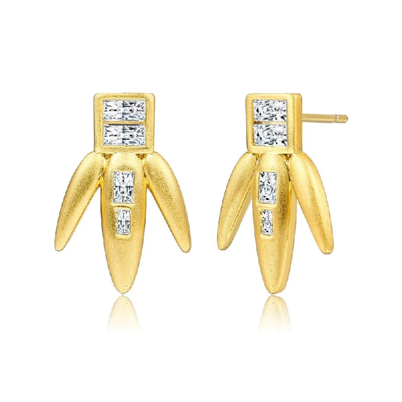 Sparkling Hoop Earrings-Goldstein