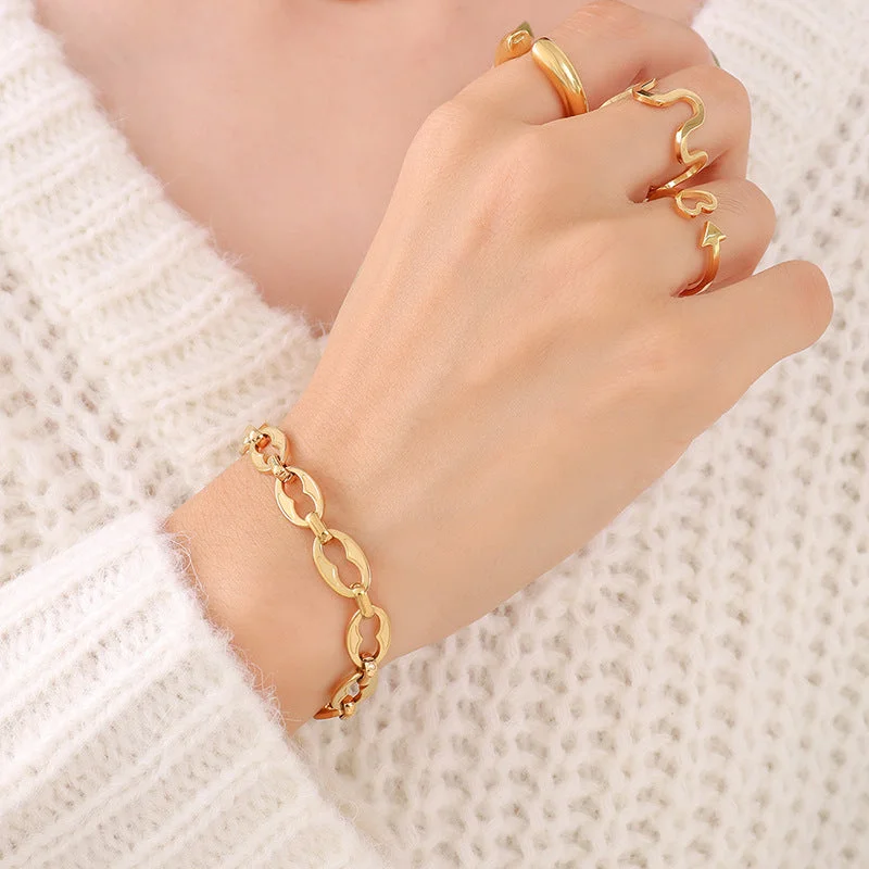 E300 Gold Bracelet 15+5cm