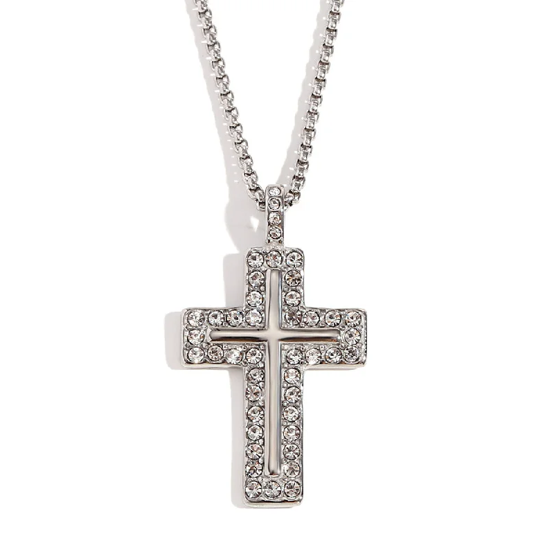 Diamond Cross - Steel