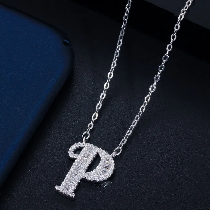 Letter P (with Chain)