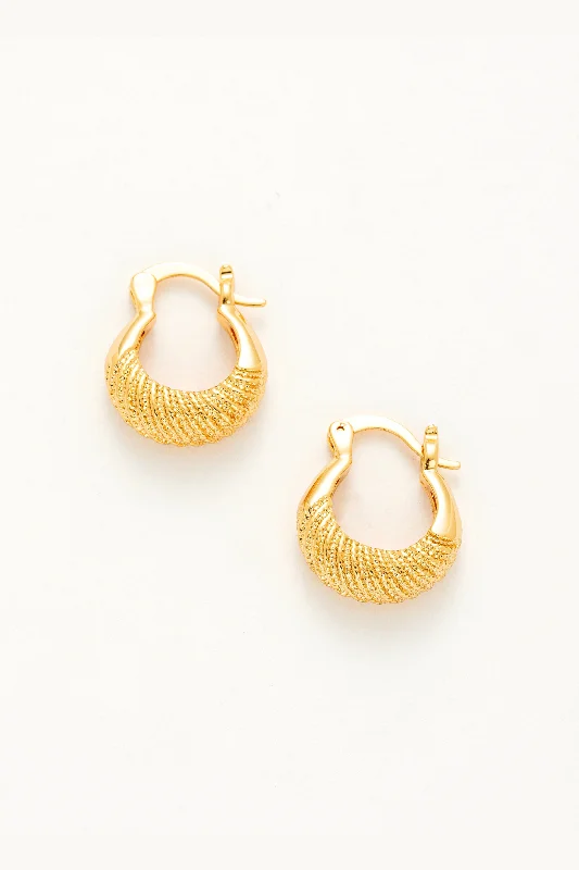 Pear Shape Earrings-Metallic Marvel Hoop Earrings