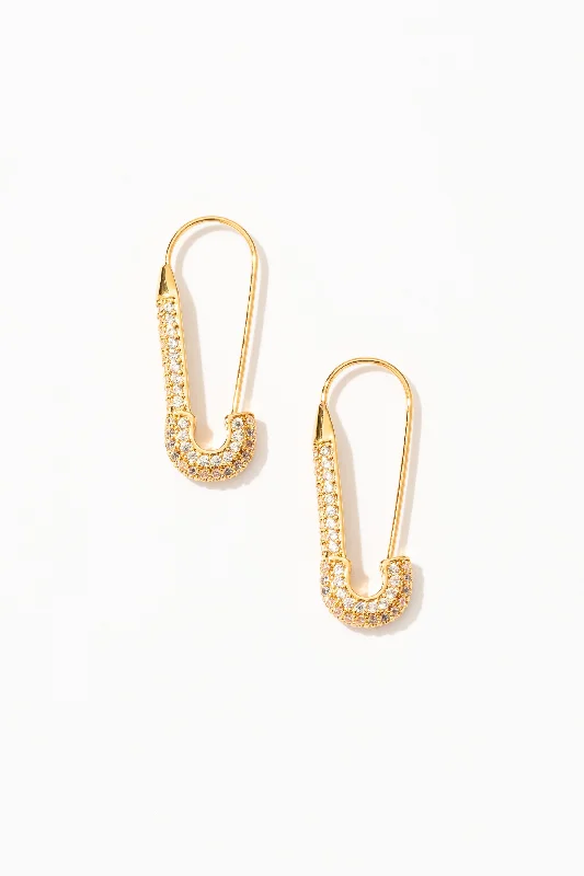 Custom Made Earrings-Zadie Zirconia Hoop Earrings