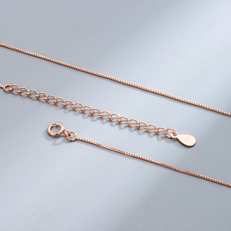 Rose Gold Plated Keel Chain 40 5cm