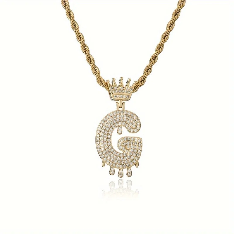 Gold|G Pendant without Chain