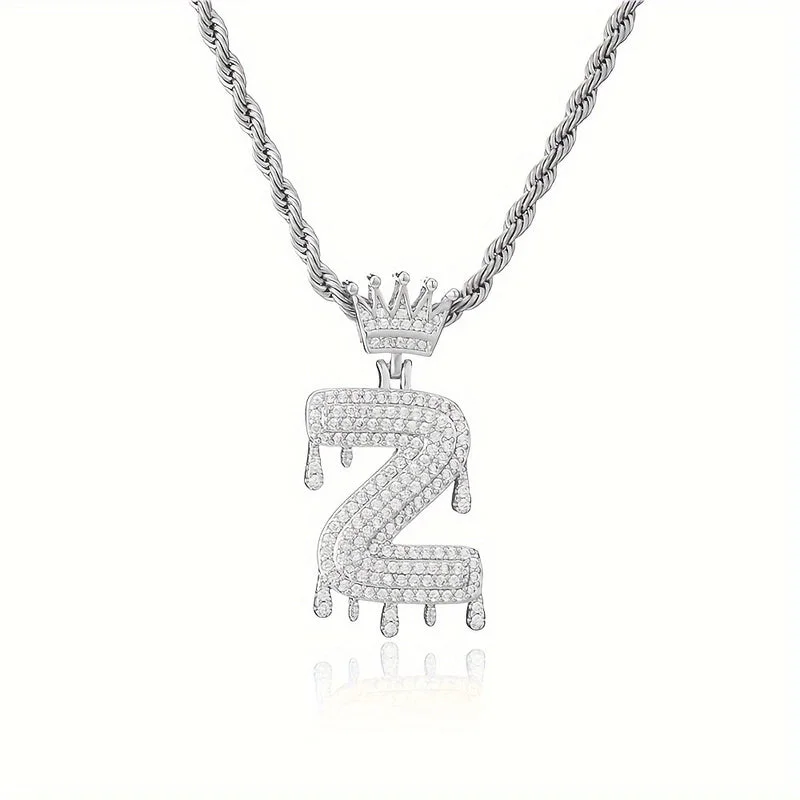 Silver|Z Pendant without Chain