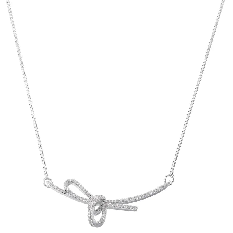 White Gold Color Necklace