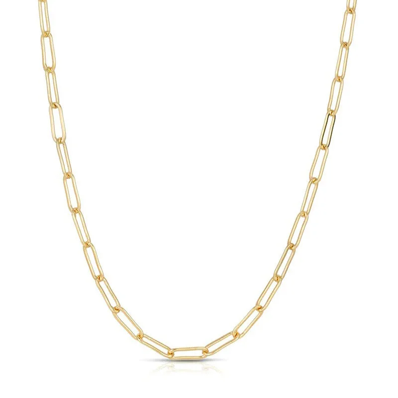 Round chain 40 5cm gold 3mm