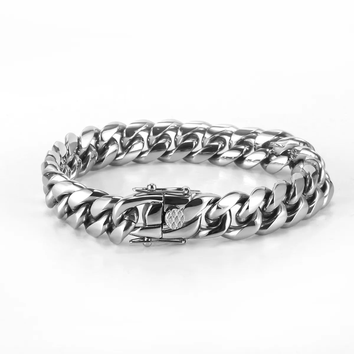 Bracelet Steel Color 6mm/21cm