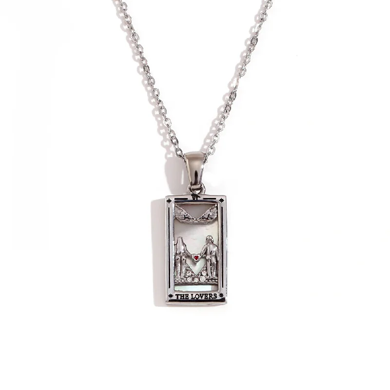 Original New Tarot Necklace-Steel Color-Lovers