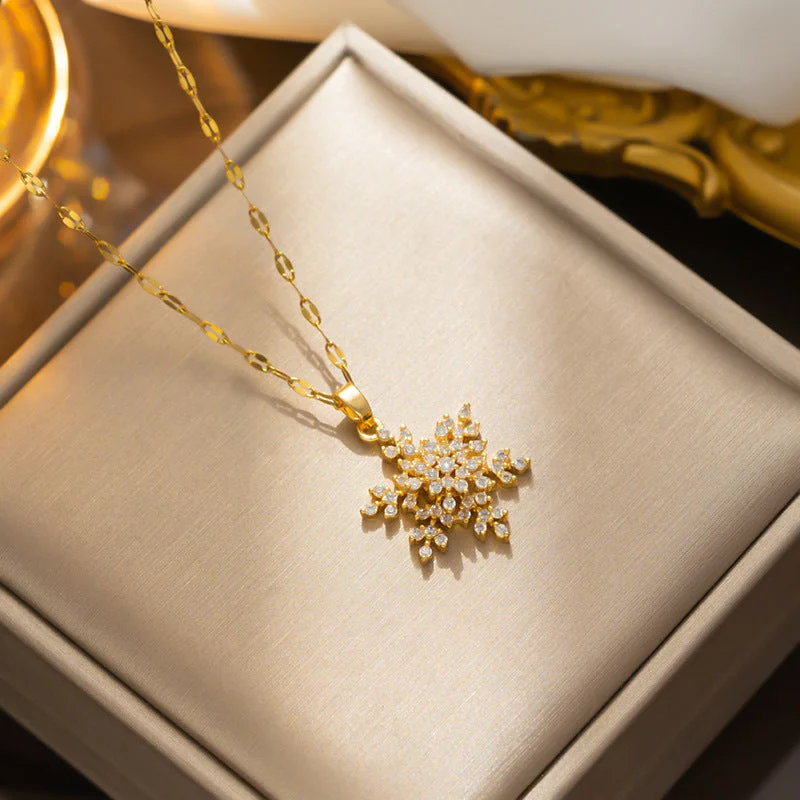 305 rotatable snowflake gold