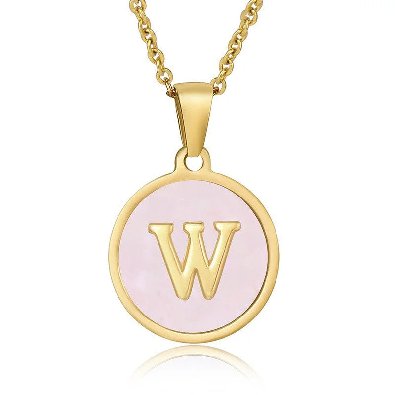 Gold W [with Chain]]