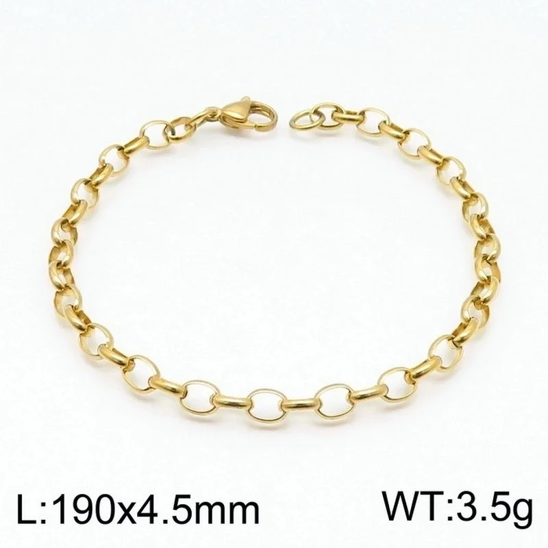 Gold 190 * 4.5mm = Bracelet KB146826-Z